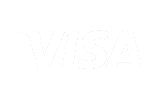 Visa logo on white background