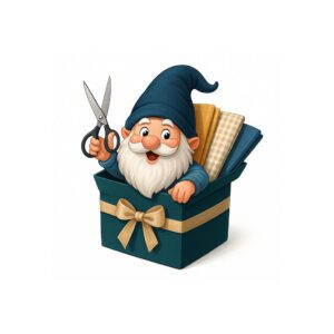 patuljak sa škarama u kutiji