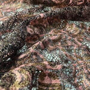 čipka u roze i zlatnim tonovima