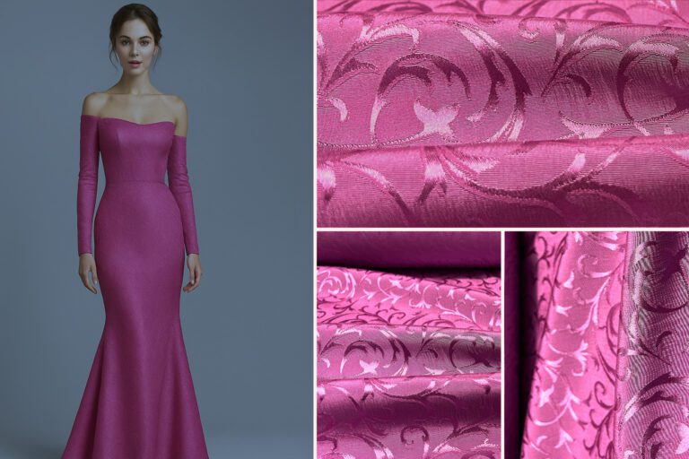 raskošna tkanina u ružičastoj boji