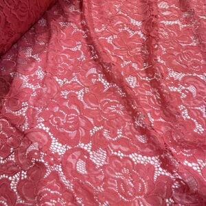 čipkana tkanina u boji kajsije