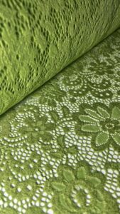 čipkana tkanina svetle masline