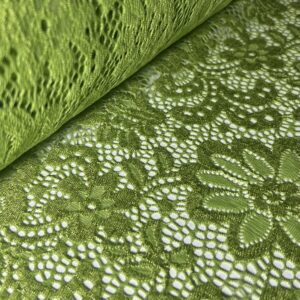 čipkana tkanina svetle masline