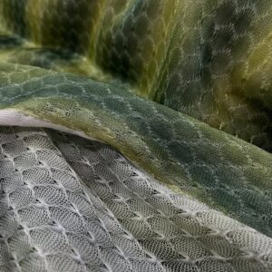 tkanina u zelenim nijansama