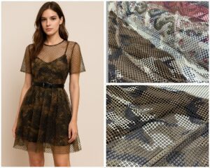 mrežasta tkanina u vojnim tonovima