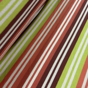 prugasta tkanina u crvenoj i zelenoj boji