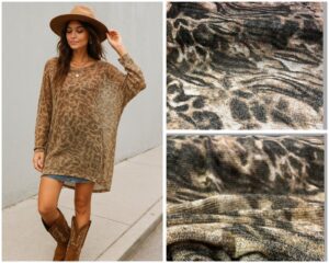 tkanina sa životinjskim uzorkom