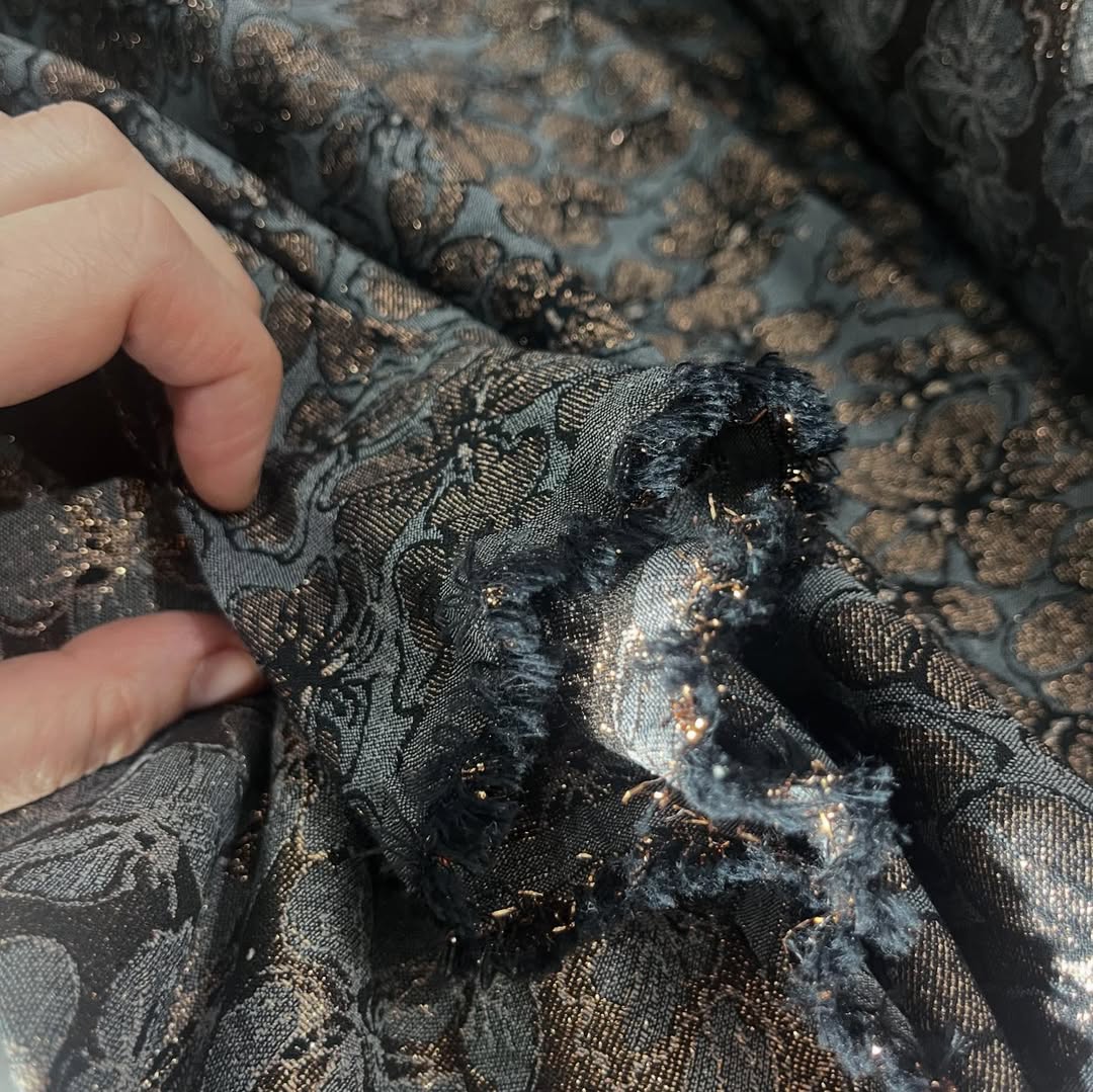 Brokat žakard - Golden Ash Jacquard | Štrić Tekstil