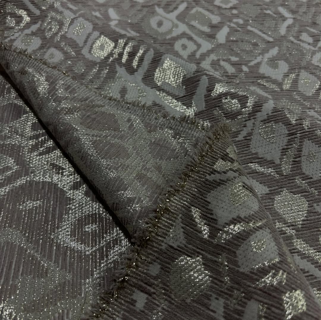 brokat žakard – champagne rose